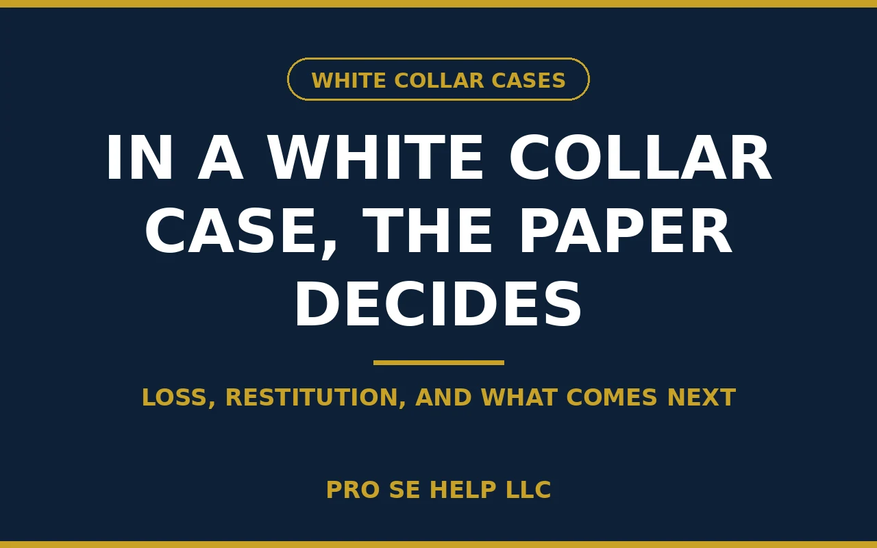 In a White Collar Case, the Paper Decides the Sentence
